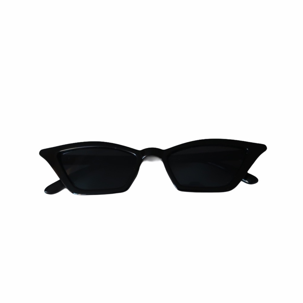 Vintage Retro Black Sunglasses Unisex Futuristic